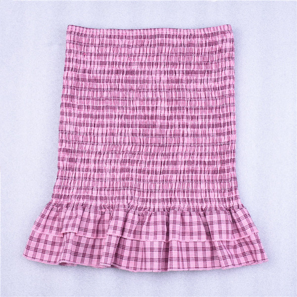 Fusta de dama moderna cu model cu talie inalta in doua culori