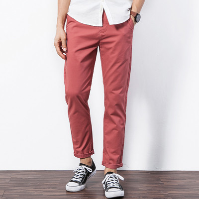 Κομψά παντελόνια ανδρών με υψηλή μέση σε διάφορα χρώματα