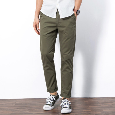Κομψά παντελόνια ανδρών με υψηλή μέση σε διάφορα χρώματα