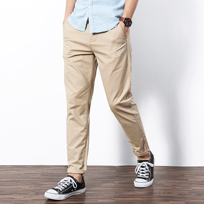 Κομψά παντελόνια ανδρών με υψηλή μέση σε διάφορα χρώματα