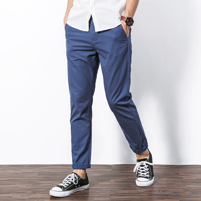 Κομψά παντελόνια ανδρών με υψηλή μέση σε διάφορα χρώματα