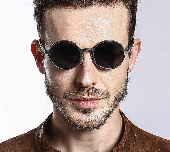 Ανδρικά γυαλιά ηλίου στρογγυλά σε διάφορα χρώματα