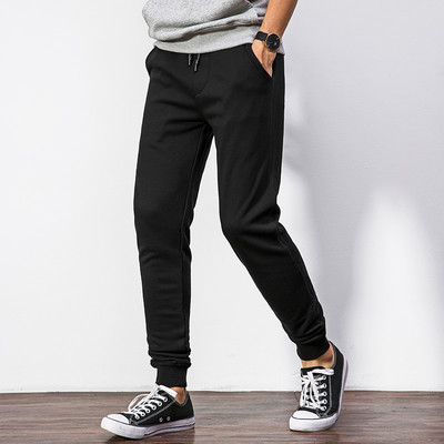 Férfi sport- és alkalmi nadrág gumírozott derékkal, két színben