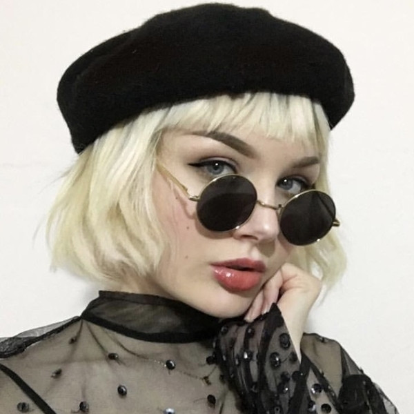 Ρετρό γυαλιά σε στρογγυλό σχήμα σε διάφορα χρώματα κατάλληλα για άνδρες και γυναίκες