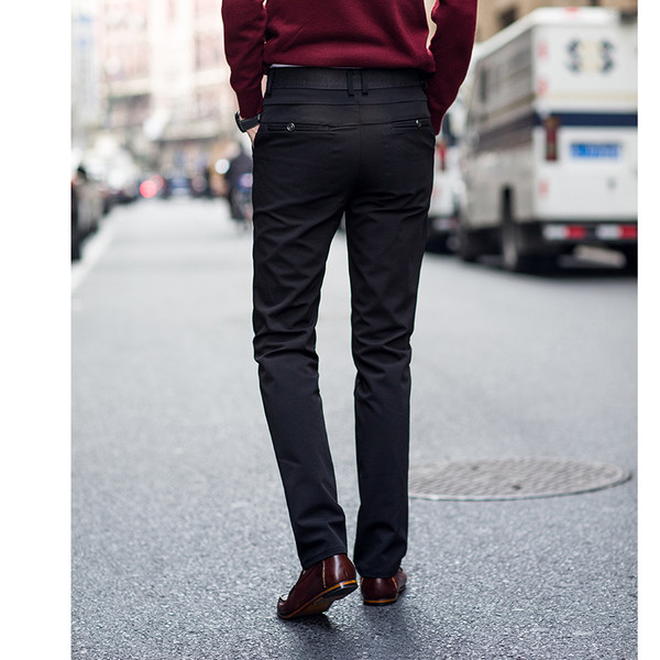 Ανδρικά παντελόνια με ψηλή μέση σε δύο χρώματα