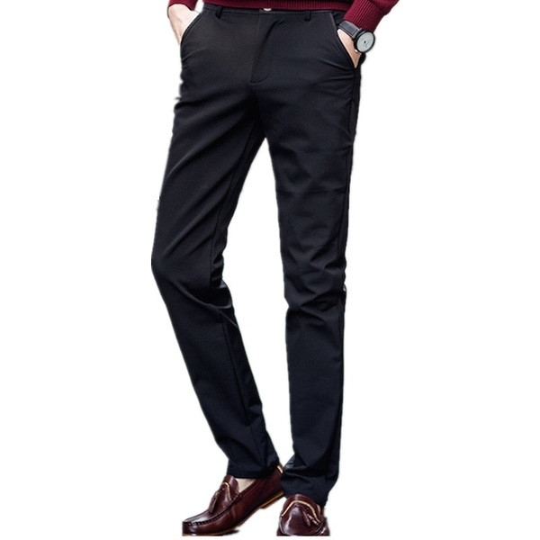 Ανδρικά παντελόνια με ψηλή μέση σε δύο χρώματα