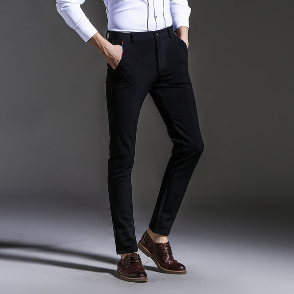 Pantaloni formali pentru bărbați în trei nuanțe