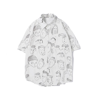 Ανδρικό πουκάμισο με 3/4 μανίκι και μοντέλο χωρίς εφαρμογή