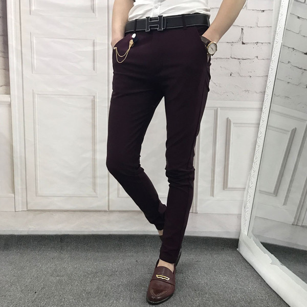 Pantaloni stilați pentru bărbați în patru culori