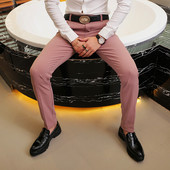 Ανδρικά επίσημα μακρύ παντελόνια σε ανοιχτά χρώματα