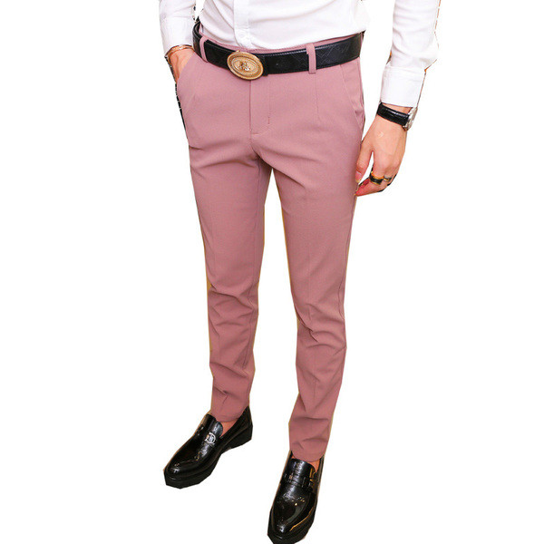 Ανδρικά επίσημα μακρύ παντελόνια σε ανοιχτά χρώματα