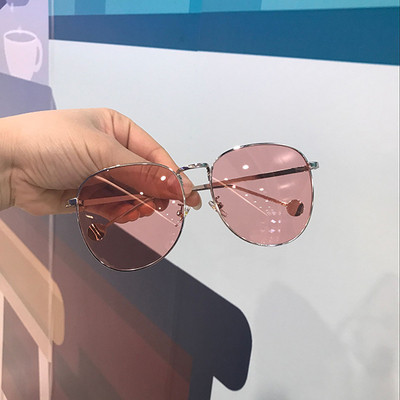Γυαλιά ηλίου Unisex με στρογγυλό σχήμα και λεπτό πλαίσιο σε διάφορα χρώματα