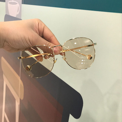 Γυαλιά ηλίου Unisex με στρογγυλό σχήμα και λεπτό πλαίσιο σε διάφορα χρώματα