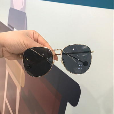 Γυαλιά ηλίου Unisex με στρογγυλό σχήμα και λεπτό πλαίσιο σε διάφορα χρώματα