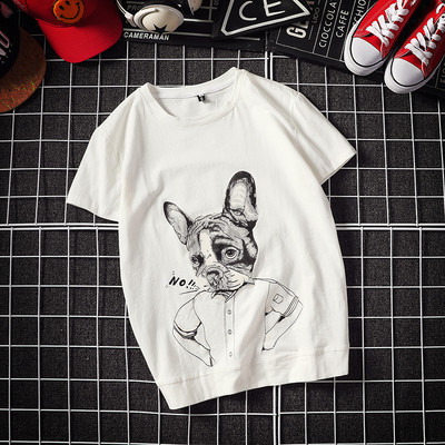 ΝΕΟ Μοντέρνο ανδρικό μπλουζάκι με πολύχρωμη εφαρμογή σε διάφορα χρώματα