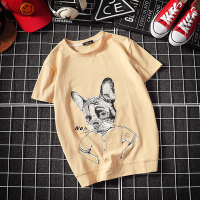 ΝΕΟ Μοντέρνο ανδρικό μπλουζάκι με πολύχρωμη εφαρμογή σε διάφορα χρώματα