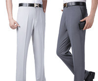 Pantaloni eleganti barbatesti in mai multe culori cu talie inalta