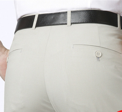 Pantaloni eleganti barbatesti in mai multe culori cu talie inalta