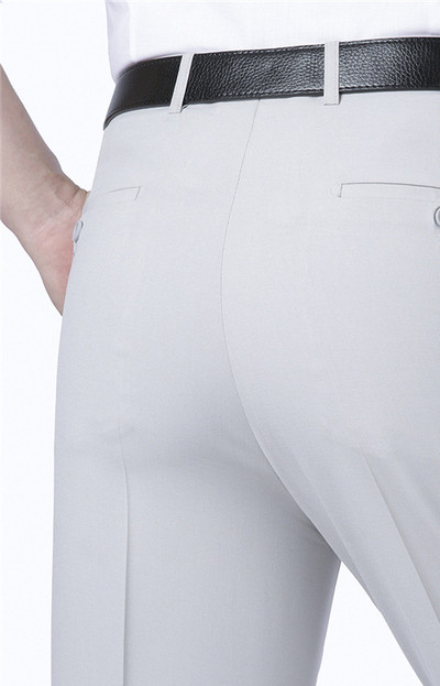 Pantaloni eleganti barbatesti in mai multe culori cu talie inalta