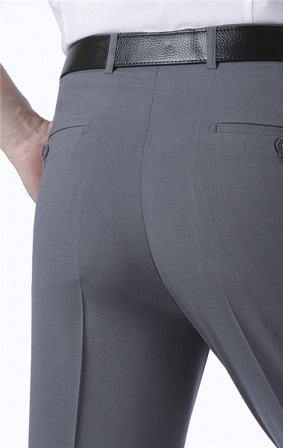 Pantaloni eleganti barbatesti in mai multe culori cu talie inalta