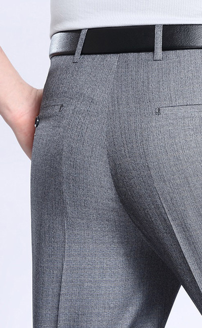 Pantaloni eleganti barbatesti in mai multe culori cu talie inalta