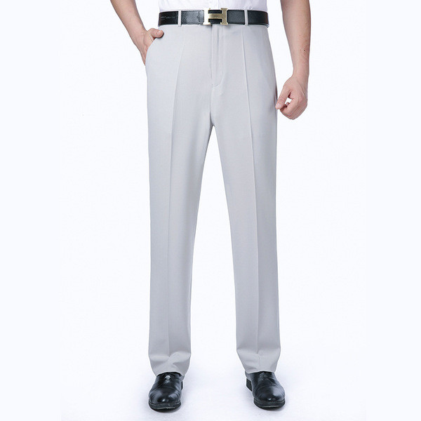 Pantaloni eleganti barbatesti in mai multe culori cu talie inalta