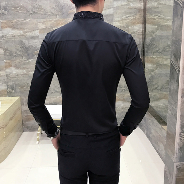 NOU Cămașă bărbătească stilată cu elemente interesante în mai multe modele