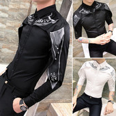 Ανδρικό μοντέρνο πουκάμισο με μακριά μανίκια σε διάφορα μοντέλα