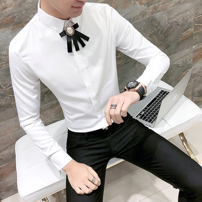 Ανδρικό μοντέρνο πουκάμισο με μακριά μανίκια σε διάφορα μοντέλα