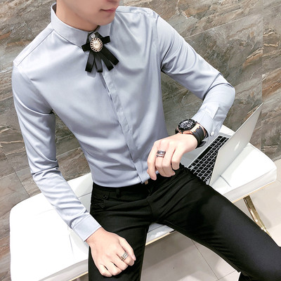 Ανδρικό μοντέρνο πουκάμισο με μακριά μανίκια σε διάφορα μοντέλα