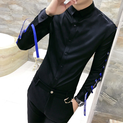 Ανδρικό μοντέρνο πουκάμισο με μακριά μανίκια σε διάφορα μοντέλα