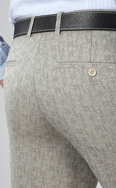 Μακρύ παντελόνι ανδρών με πίσω τσέπες σε δύο μοντέλα