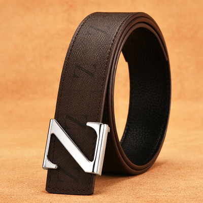 Cureaua eleganta barbati din piele ecologica in doua modele