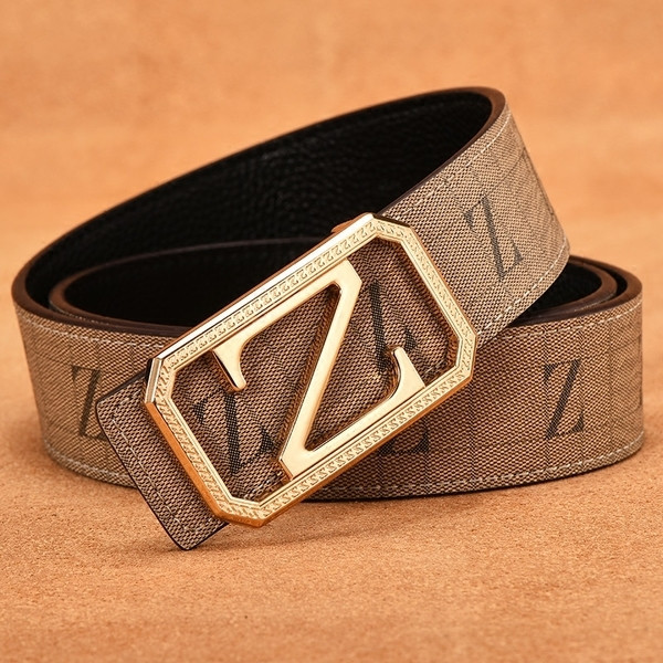 Cureaua eleganta barbati din piele ecologica in doua modele