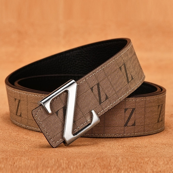 Cureaua eleganta barbati din piele ecologica in doua modele