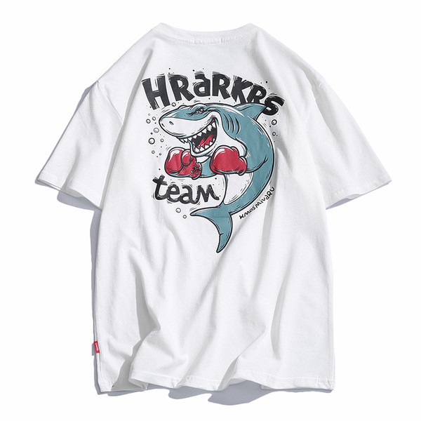 Tricou casual barbatesc cu aplicatie colorata in mai multe culori