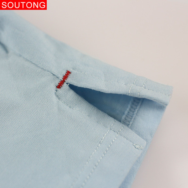 Памучни мъжки боксерки с копче и надпис в четири цвята