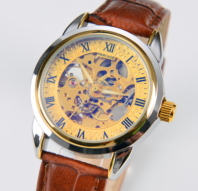 Ceas de barbat modern in mai multe culori cu curea din piele ecologica