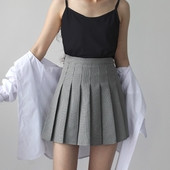 Fusta de dama cu talie inalta in mai multe culori