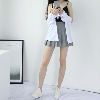 Fusta de dama cu talie inalta in mai multe culori