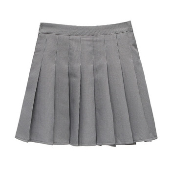 Fusta de dama cu talie inalta in mai multe culori