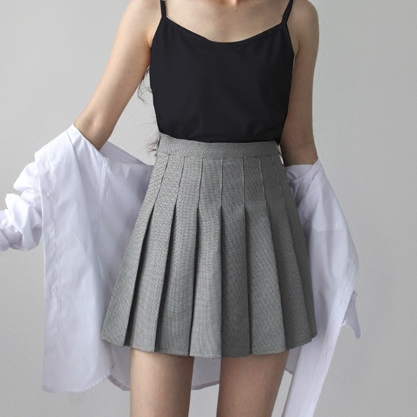 Fusta de dama cu talie inalta in mai multe culori