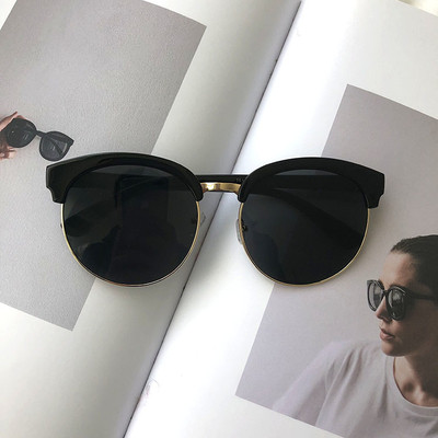 Κυρίες γυαλιά ηλίου στρογγυλεμένο μοτίβο σε τρία χρώματα