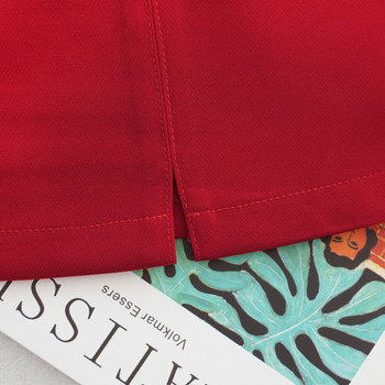 Fusta de dama eleganta cu talie inalta in doua culori