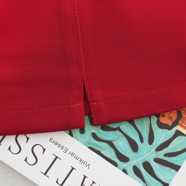 Fusta de dama eleganta cu talie inalta in doua culori