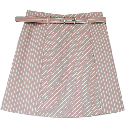 Κομψή φούστα κυρίας με υψηλή μέση σε διάφορα χρώματα