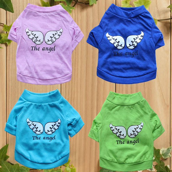 Дрехи за кучета в няколко цвята с надпис