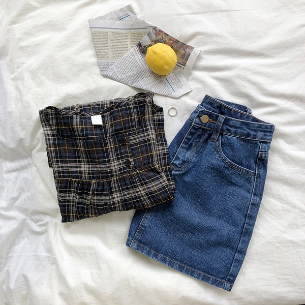 Fusta de dama eleganta in doua culori