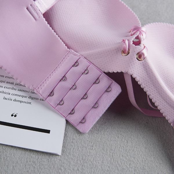 Σετ - δύο κυρίες αδιάβροχο σουτιέν αναπνοής με δεσμούς - διαφορετικά χρώματα