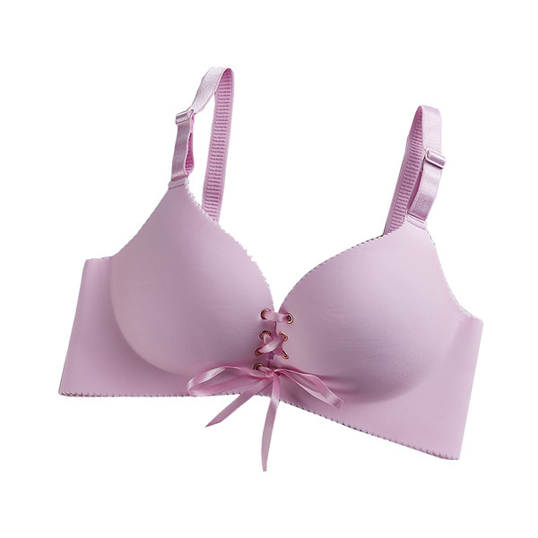 Σετ - δύο κυρίες αδιάβροχο σουτιέν αναπνοής με δεσμούς - διαφορετικά χρώματα